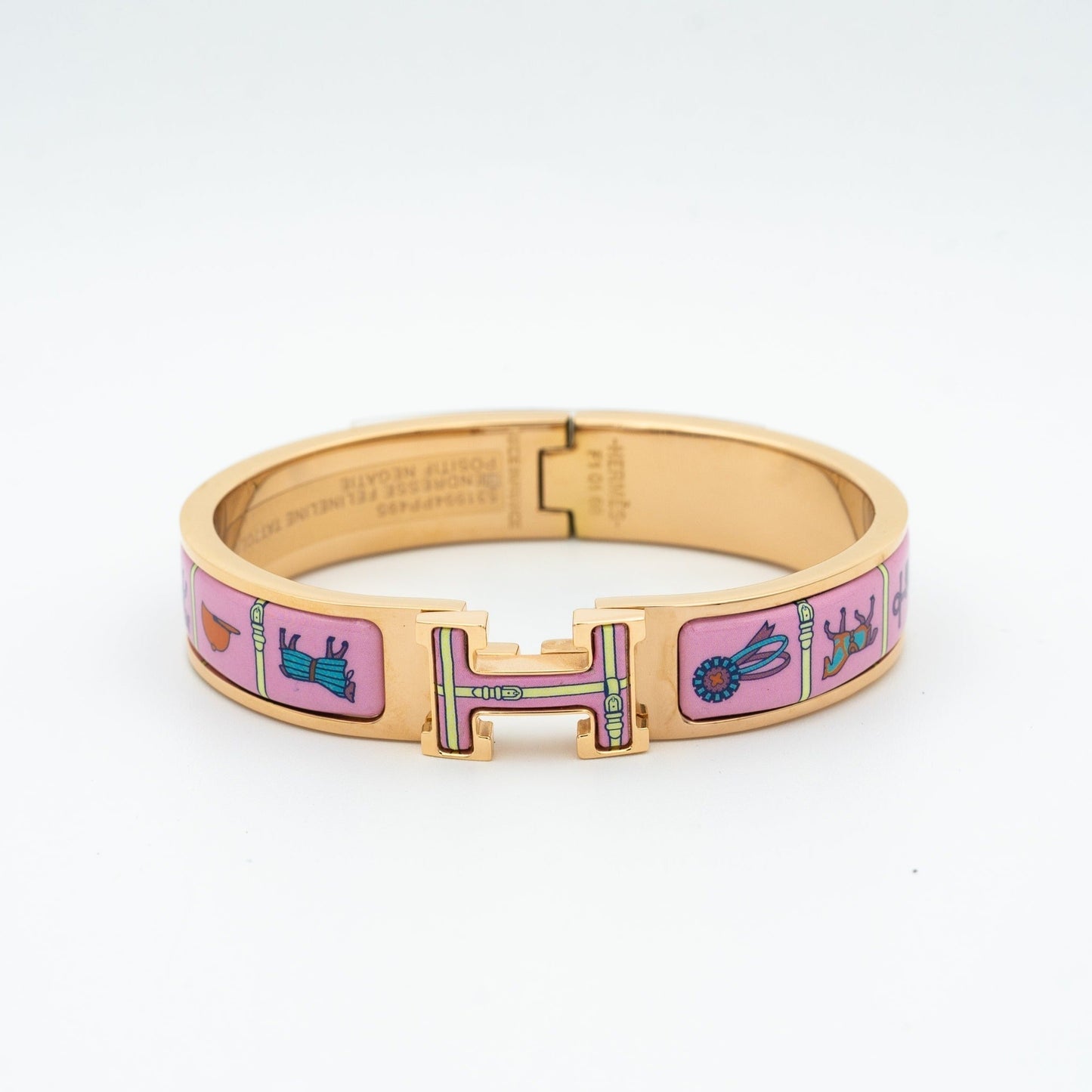AVELORA ARMBAND ROSÉGOLD KERAMIK ROSA