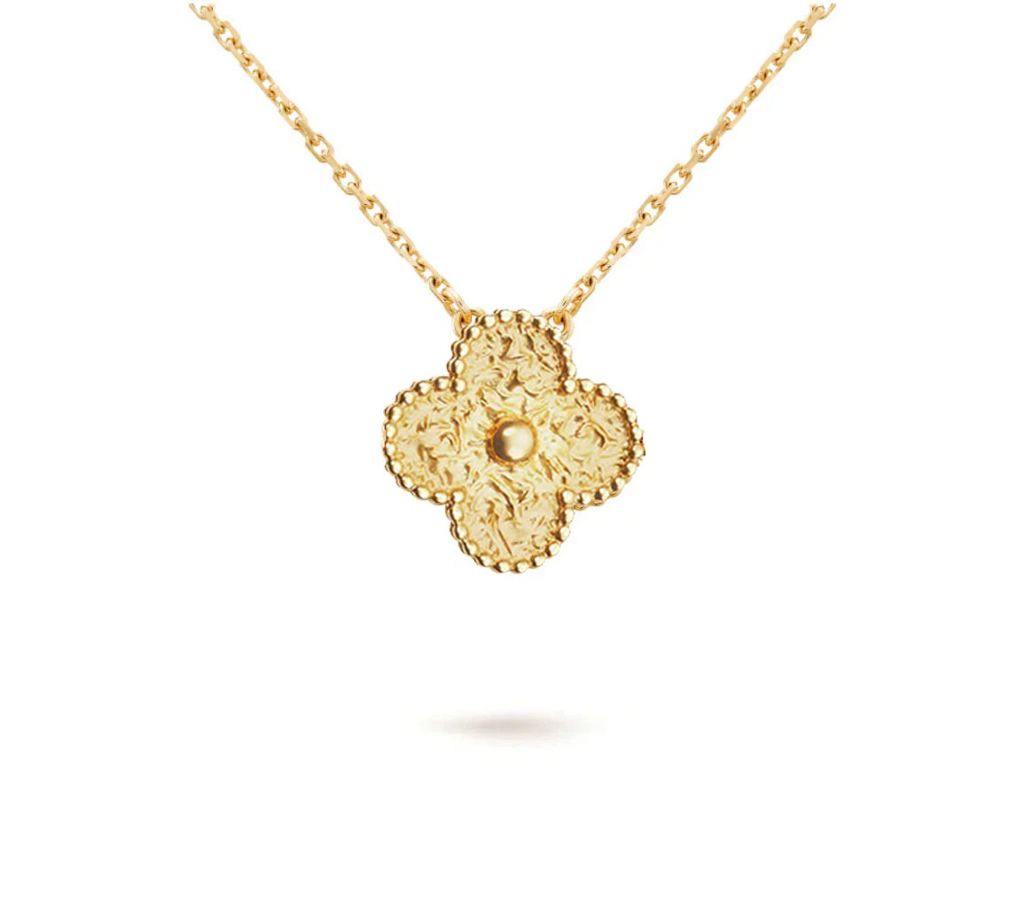 [Avelora]15MM CLOVER FLOWER PENDANT NECKLACE COLLECTION