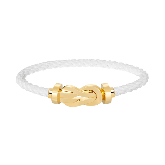 [Avelora]LARGE 8-FIGURE BUCKLE BRACELET - GOLD