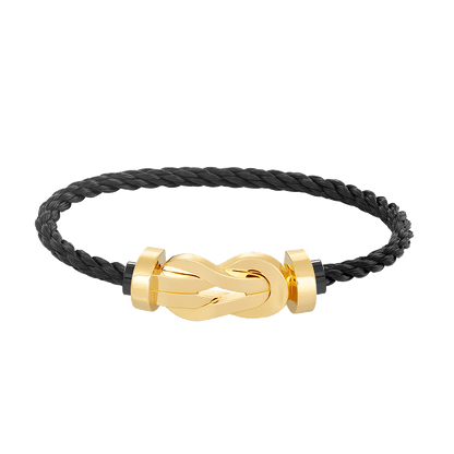 [Avelora]LARGE 8-FIGURE BUCKLE BRACELET - GOLD