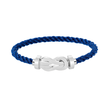[Avelora]LARGE 8-FIGURE BUCKLE BRACELET - WHITE GOLD