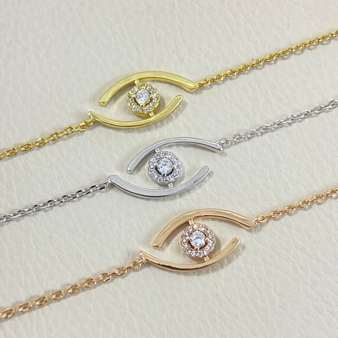 [Avelora]LUCKY EYE PAVÉ-SET DIAMOND BRACELET
