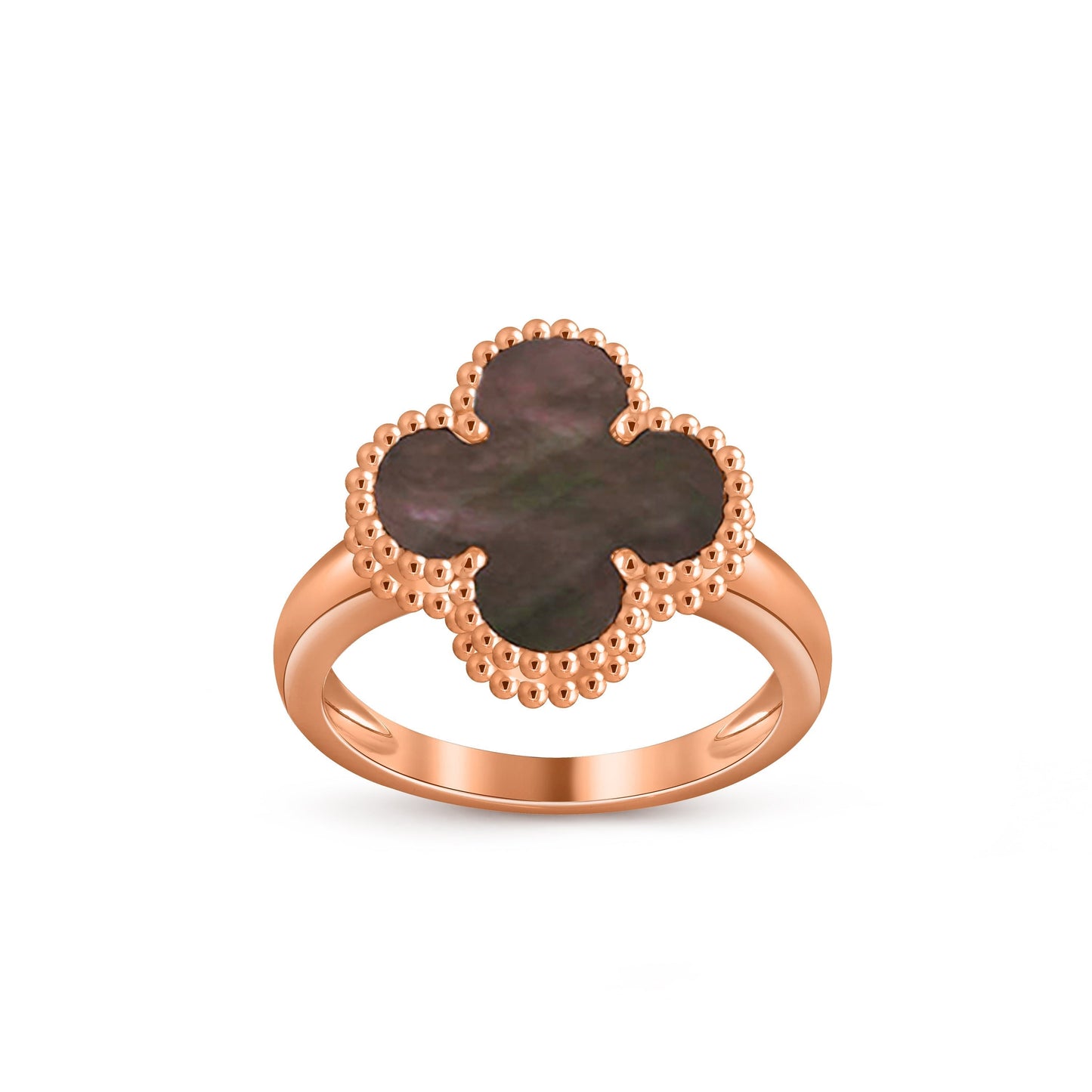 [Avelora]LUCKY CLOVER VINTAGE ROSE GOLD RING COLLECTION