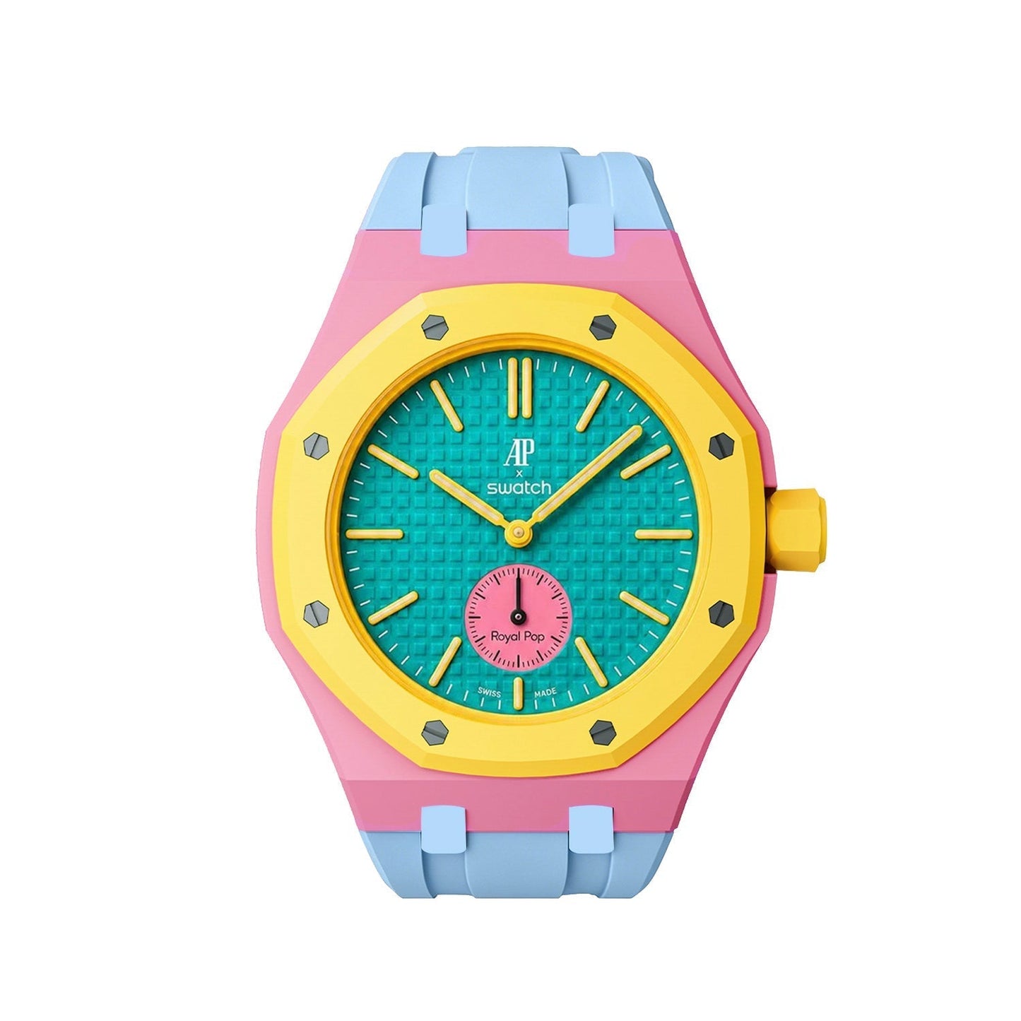 [Avelora]Royal Oak Pop Exclusive Bioceramic Case & Silicone Strap Mix Color