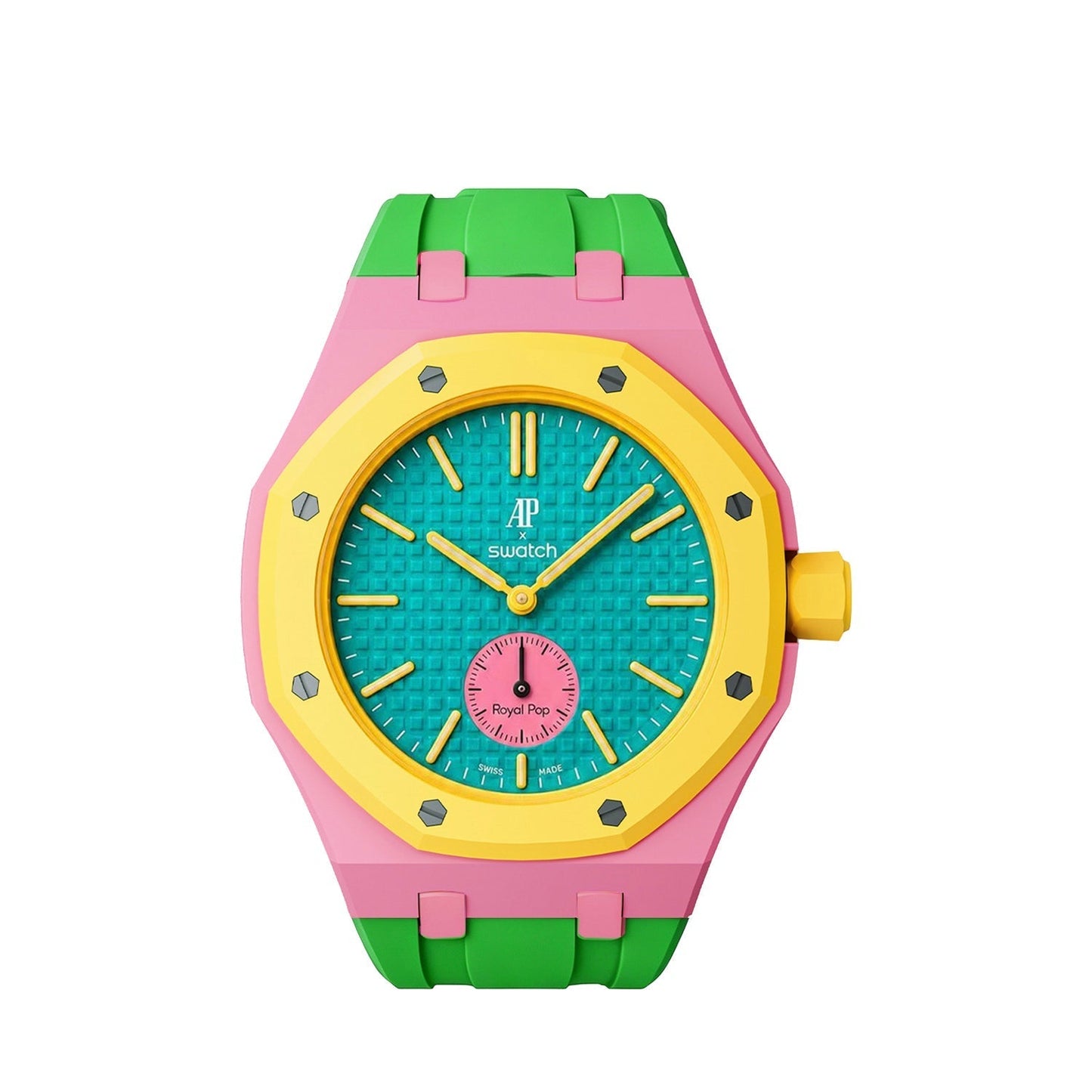 [Avelora]Royal Oak Pop Exclusive Bioceramic Case & Silicone Strap Mix Color
