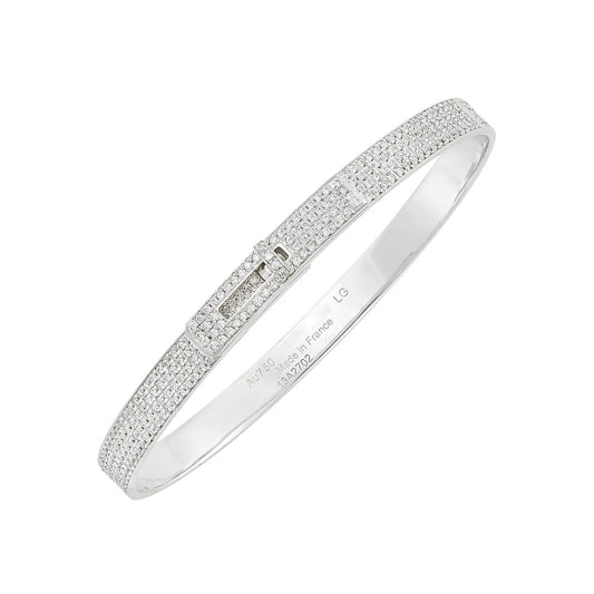 [Avelora]HM KELLY BRACELET IN SILVER AND FULL PAVE DIAMOND
