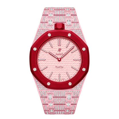 [Avelora]Royal Oak Pop Exclusive Bioceramic Case & Bioceramic Strap Full Diamond