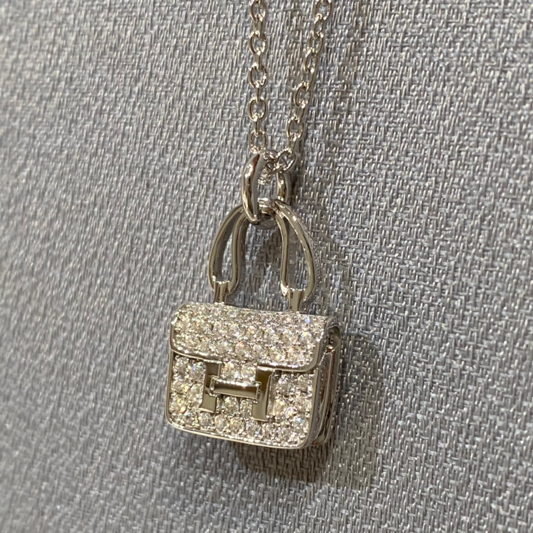 [Avelora]CONSTANCE PEDANT DIAMOND NECKLACE