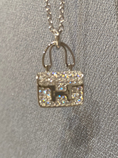[Avelora]CONSTANCE PEDANT DIAMOND NECKLACE