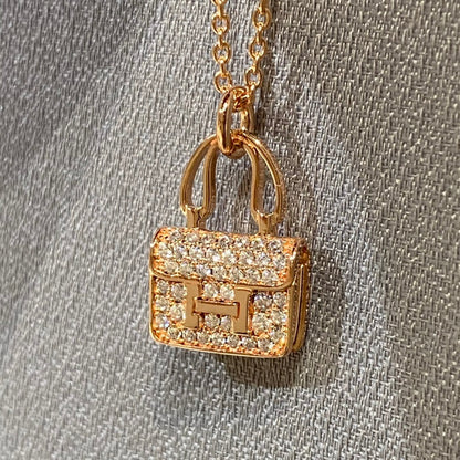 [Avelora]CONSTANCE PEDANT DIAMOND NECKLACE