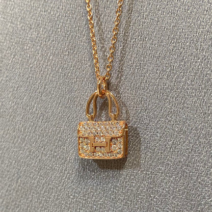 [Avelora]CONSTANCE PEDANT DIAMOND NECKLACE