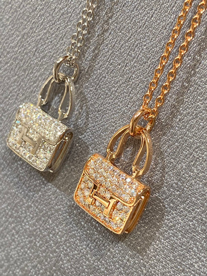 [Avelora]CONSTANCE PEDANT DIAMOND NECKLACE