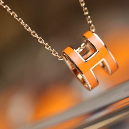 [Avelora]POP H PEDANT ROSE GOLD