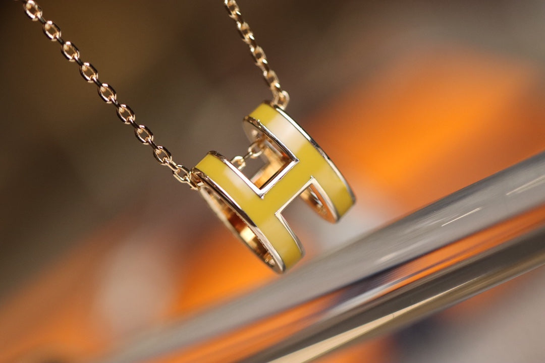 [Avelora]POP H PEDANT ROSE GOLD