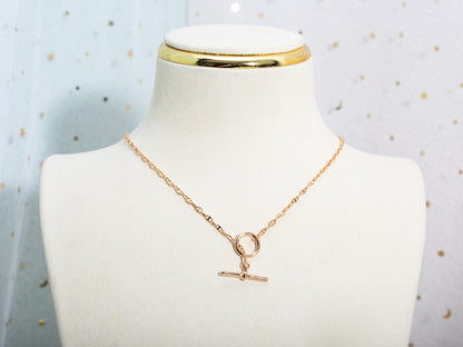 [Avelora]ECHAPPEE NECKLACE ROSE GOLD