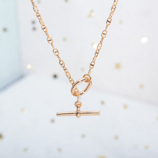 [Avelora]ECHAPPEE NECKLACE ROSE GOLD
