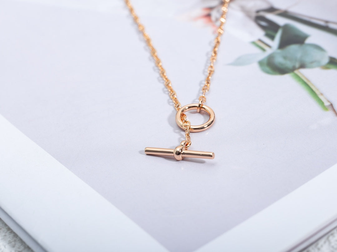 [Avelora]ECHAPPEE NECKLACE ROSE GOLD