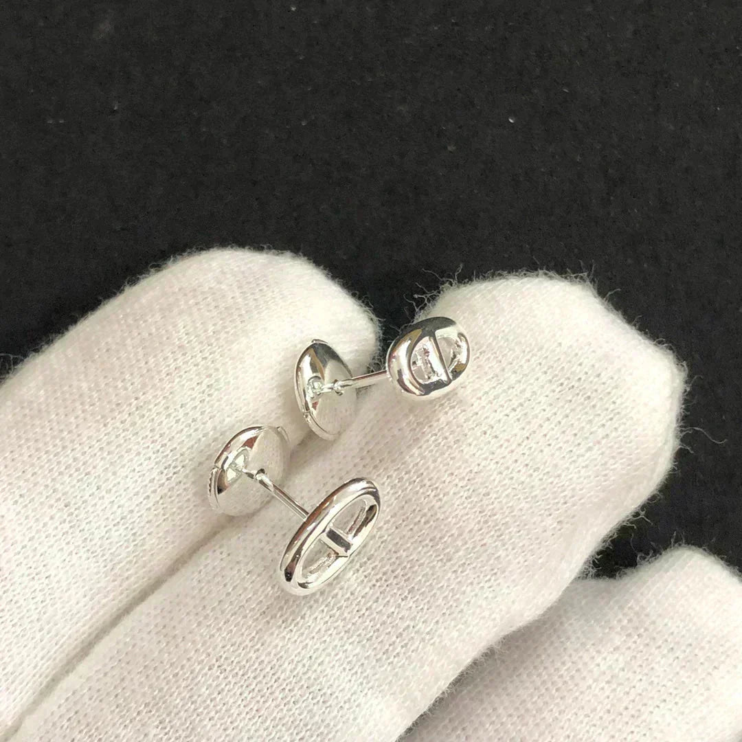 [Avelora]CHAINE SMALL EARRINGS GOLD AND SILVER