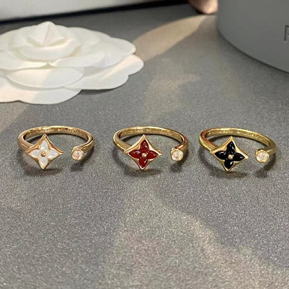 [Avelora]STAR 1 DIAMOND OPEN RING
