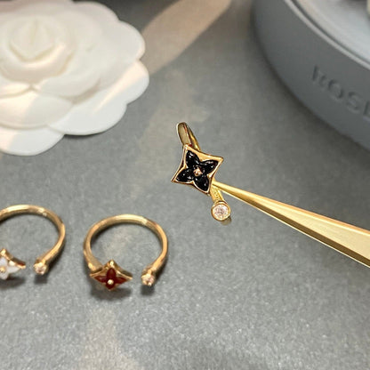 [Avelora]STAR 1 DIAMOND OPEN RING