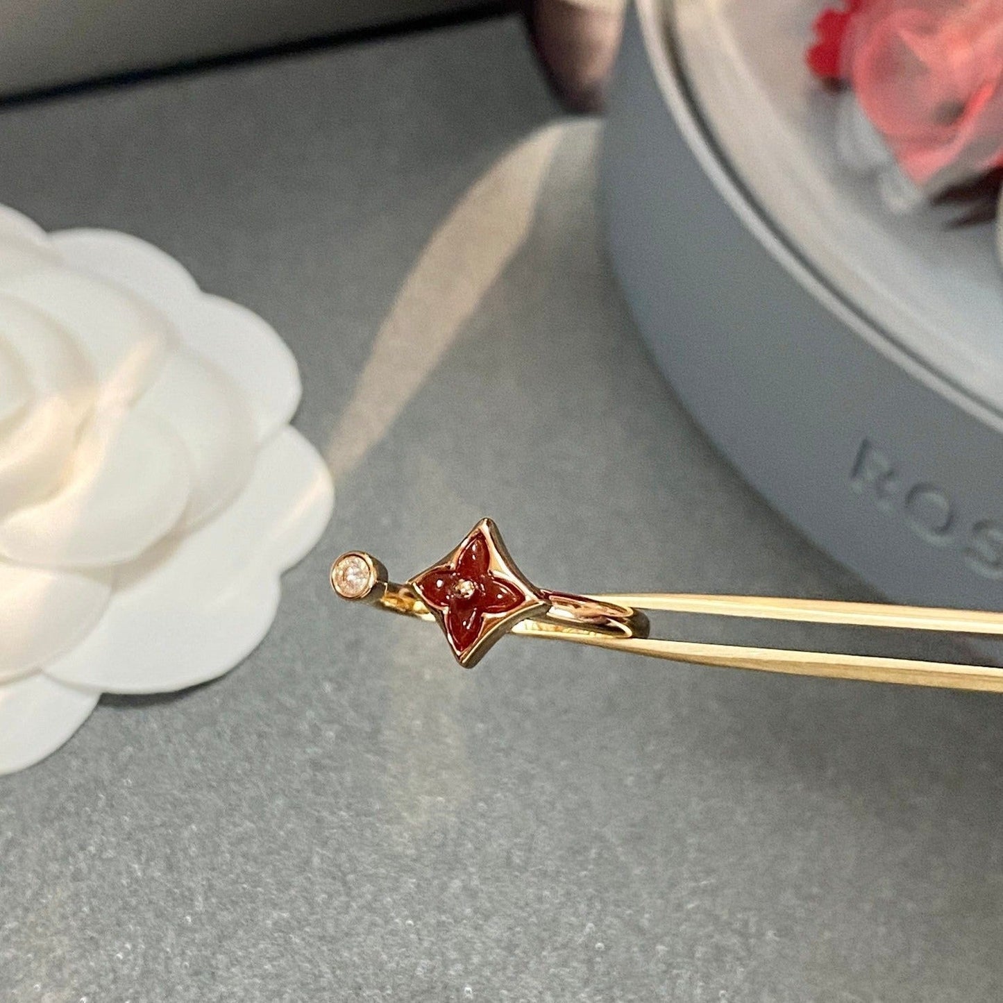 [Avelora]STAR 1 DIAMOND OPEN RING