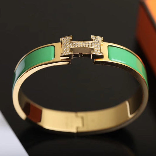 [Avelora]H BRACELET GOLD DIAMOND