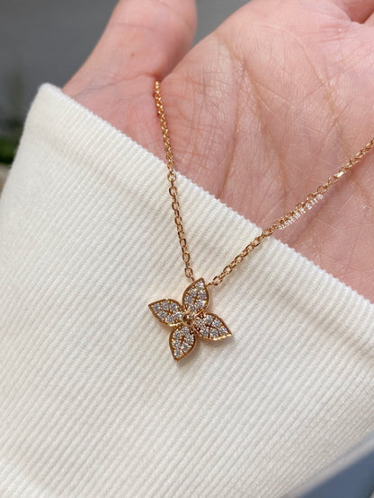 [Avelora]STAR DIAMOND NECKALCE