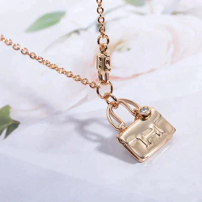 [Avelora]AMULETTE PEDANT ROSE GOLD NECKLACE
