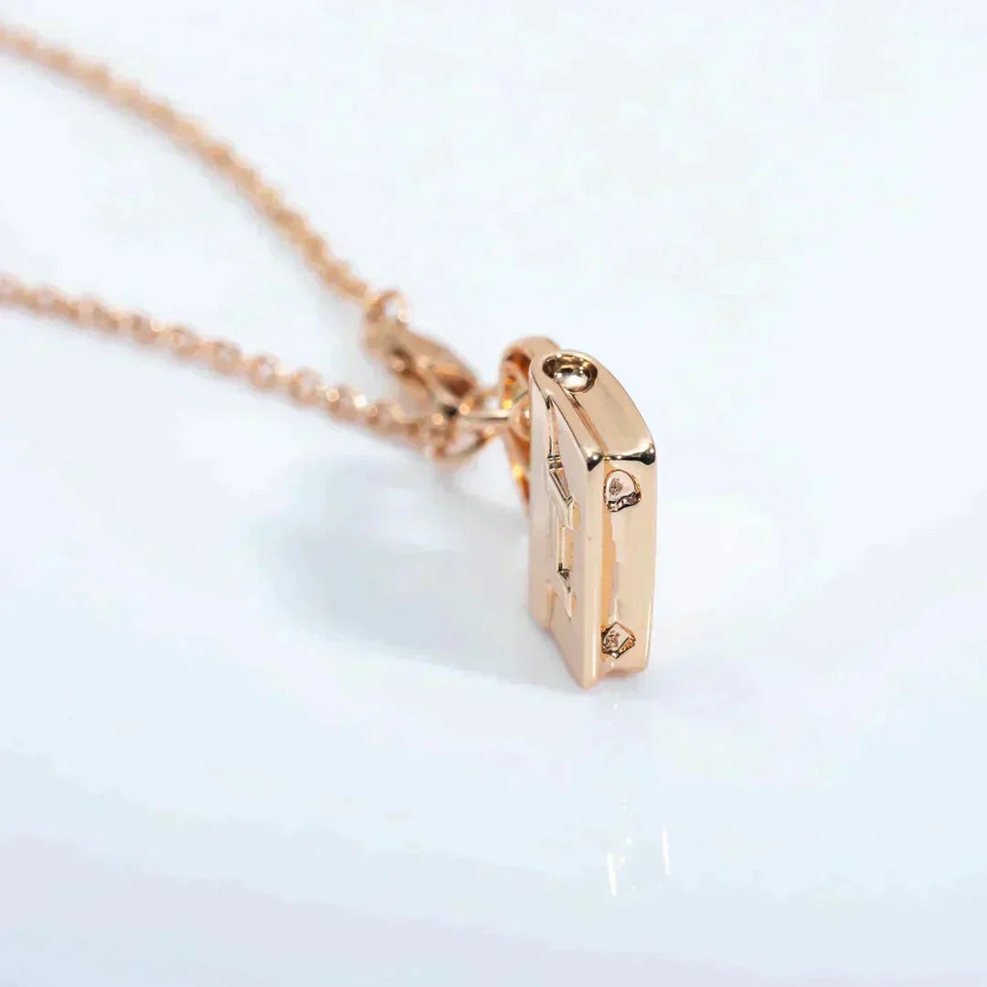 [Avelora]AMULETTE PEDANT ROSE GOLD NECKLACE