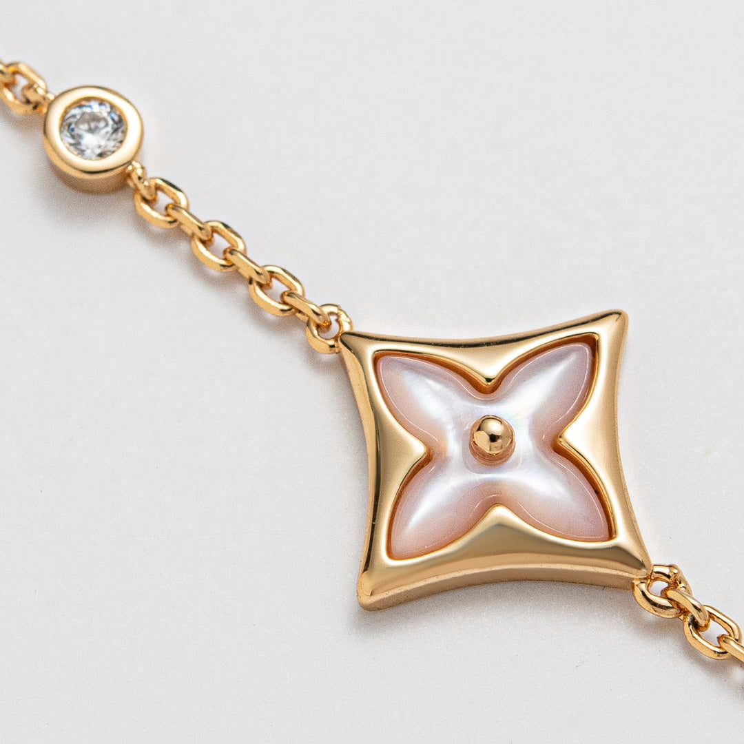 [Avelora]STAR 1 DIAMOND ROSE GOLD BRACELET