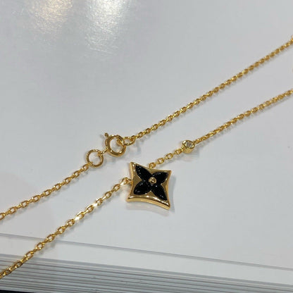 [Avelora]STAR BLACK MOP NECKLACE