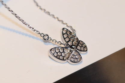 [Avelora]BUTTERFLY DIAMOND CHARM NECKLACE