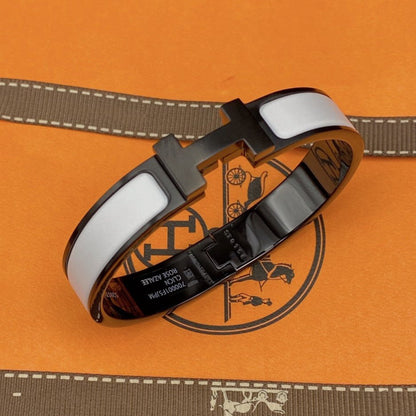 [Avelora]H BRACELET 12MM BLACK WHITE CERAMIC