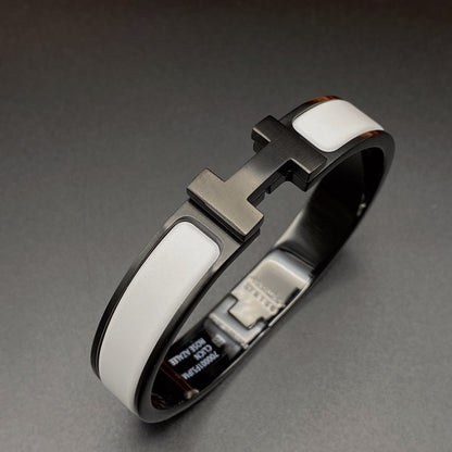 [Avelora]H BRACELET 12MM BLACK WHITE CERAMIC