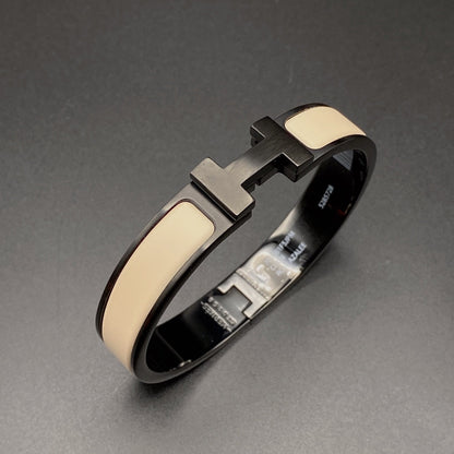 [Avelora]H BRACELET 12MM BLACK BEIGE CERAMIC
