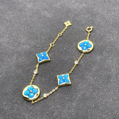 [Avelora]STAR AND SUN TURQUOISE 4 MOTIFS 3 DIAMONDS