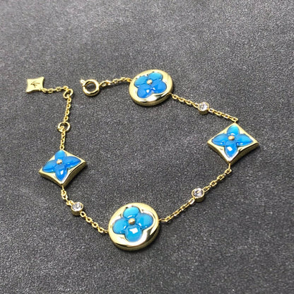 [Avelora]STAR AND SUN TURQUOISE 4 MOTIFS 3 DIAMONDS