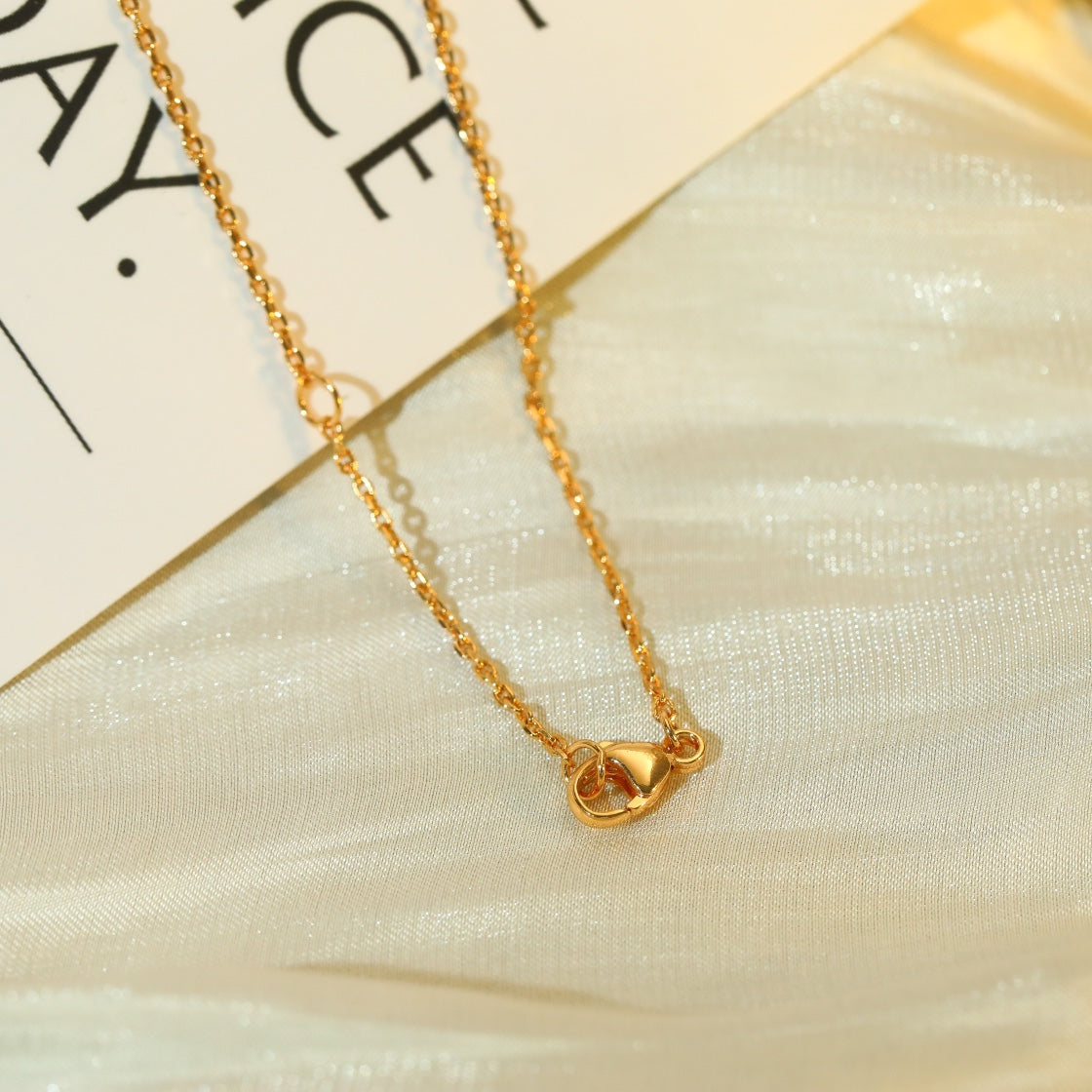 [Avelora]VOLT SILVER DIAMOND PEDANT NECKLACE