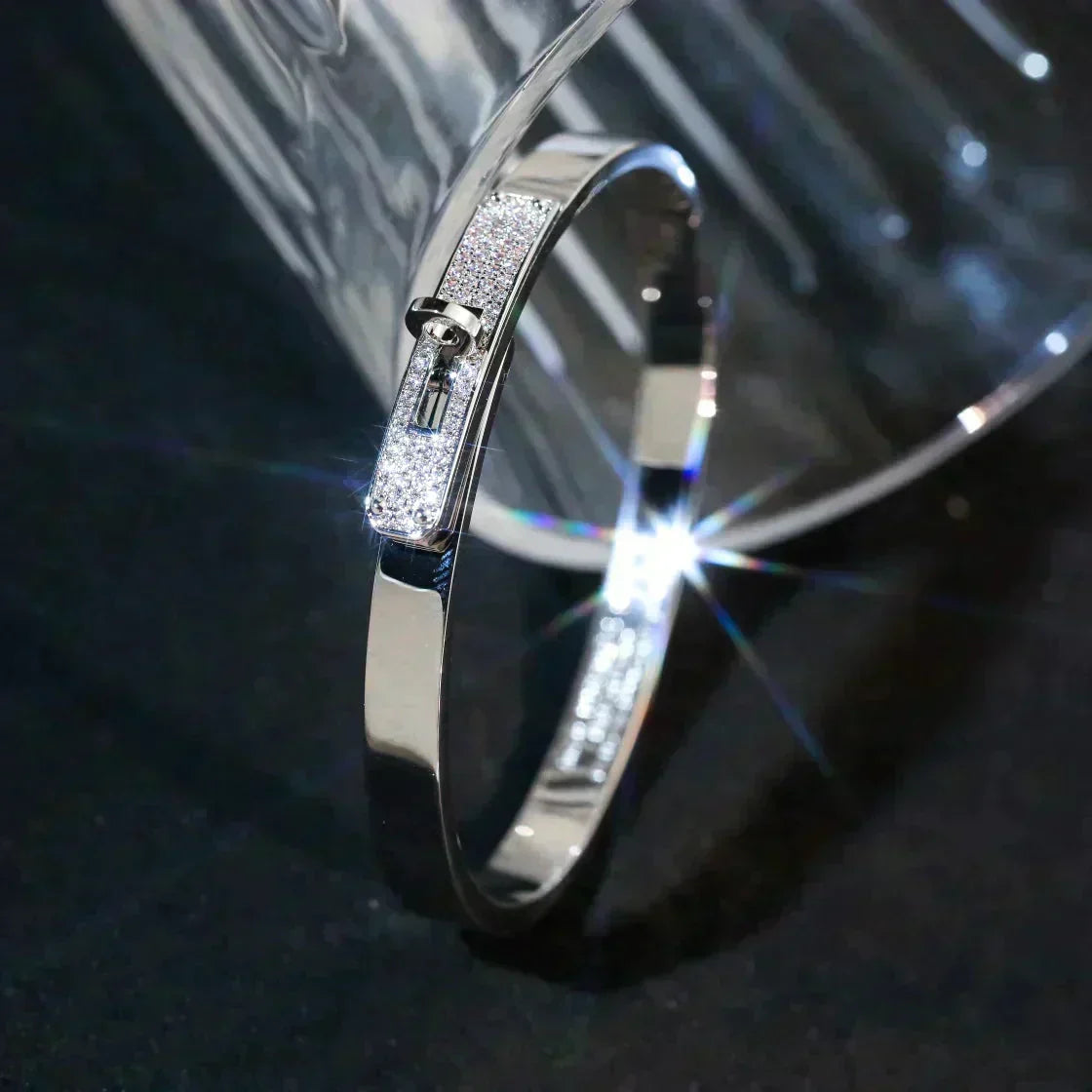 [Avelora]KELLY SILVER DIAMOND BRACELET