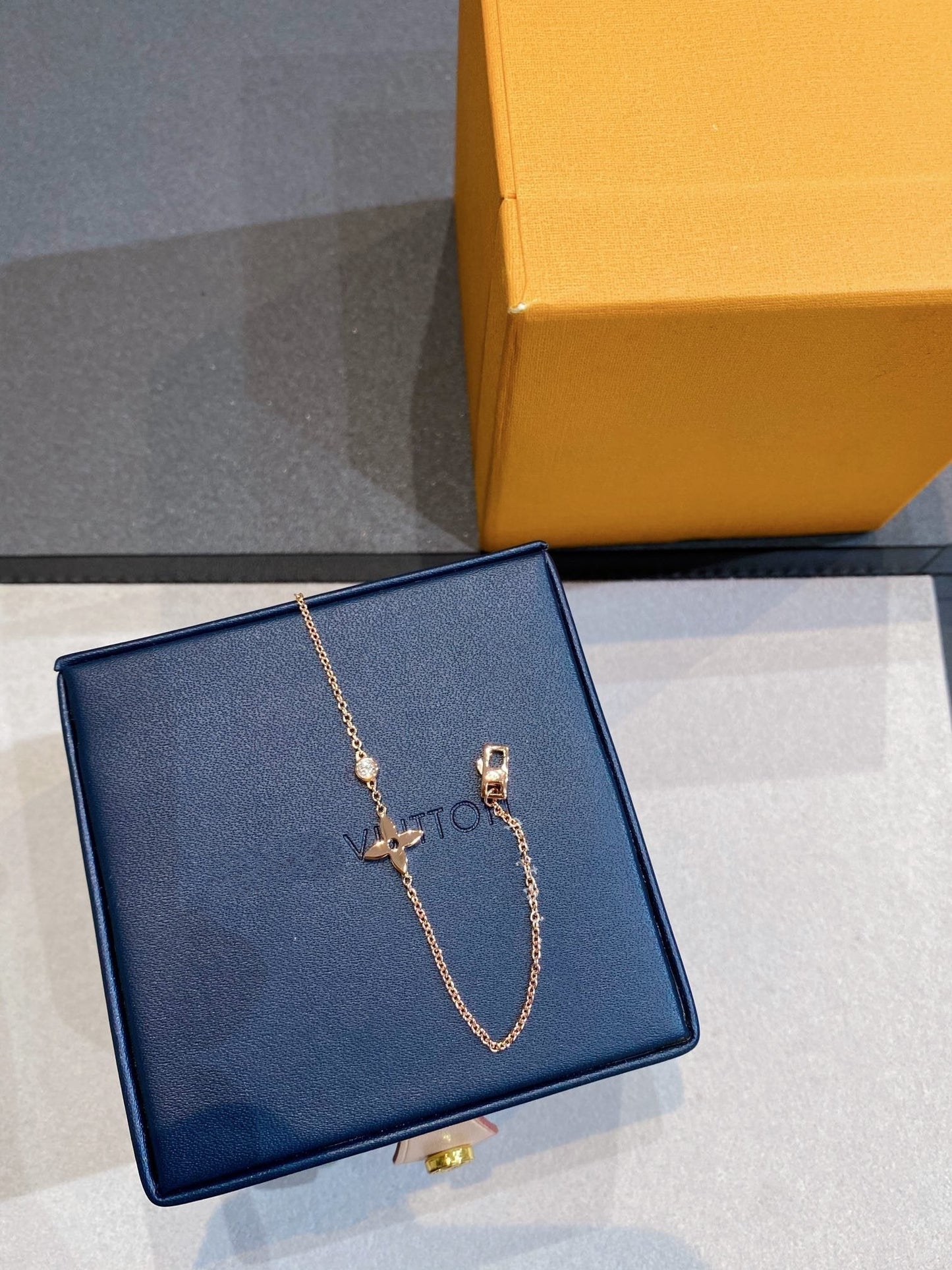[Avelora]STAR DIAMOND ROSE GOLD BRACELET