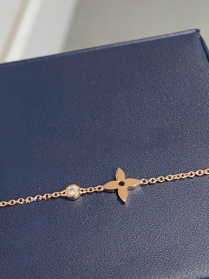[Avelora]STAR DIAMOND ROSE GOLD BRACELET