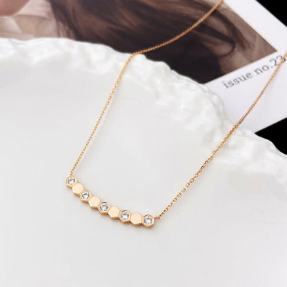[Avelora]BEE MY LOVE DIAMOND NECKLACE