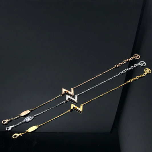 [Avelora]VOLT LV LOGO BRACELET