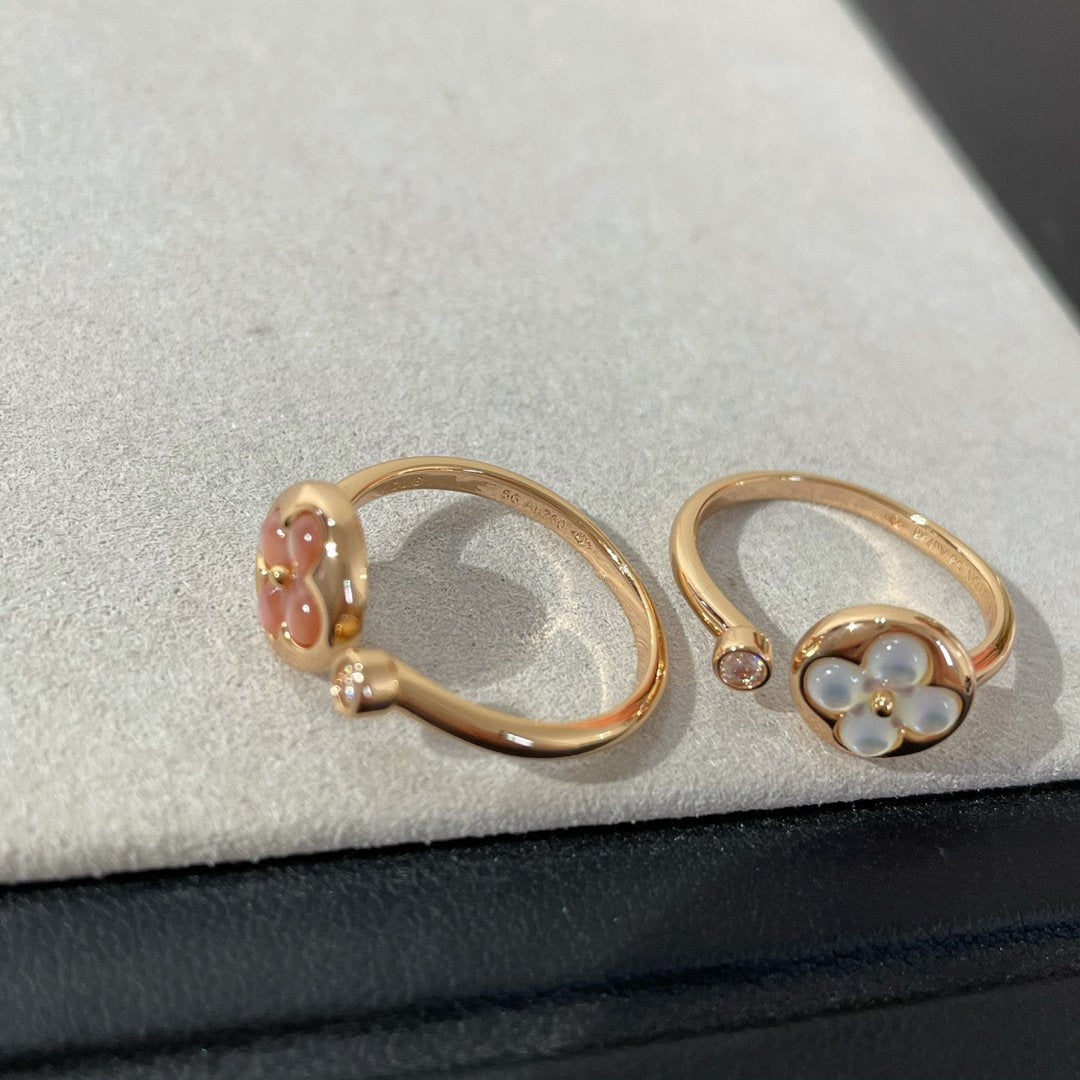 [Avelora]SUN 1 DIAMOND PINK MOP RING