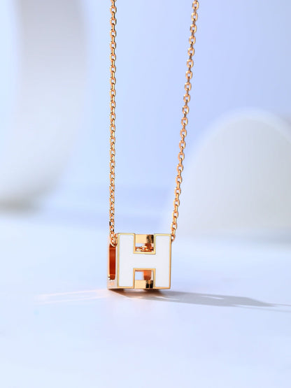 [Avelora]H CAGE ROSE GOLD NECKLACE