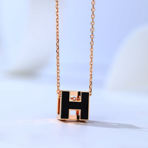 [Avelora]H CAGE ROSE GOLD NECKLACE