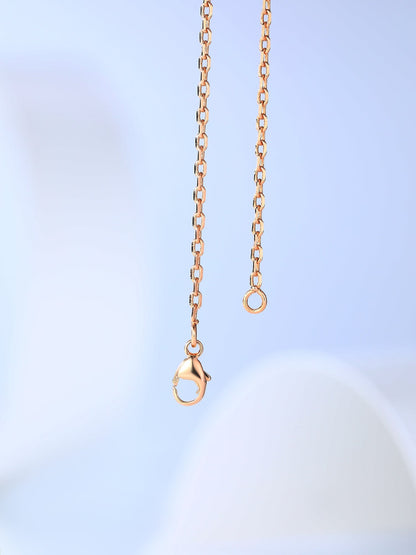 [Avelora]H CAGE ROSE GOLD NECKLACE