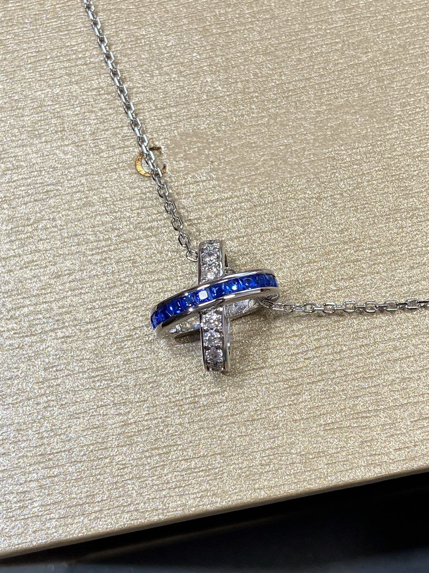[Avelora]LIENS DIAMOND SILVER NECKLACE