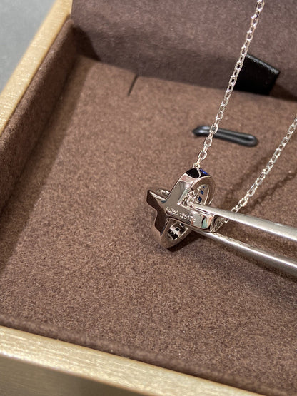 [Avelora]LIENS DIAMOND SILVER NECKLACE