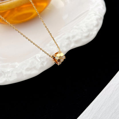 [Avelora]BEE MINI PEDANT DIAMOND NECKLACE